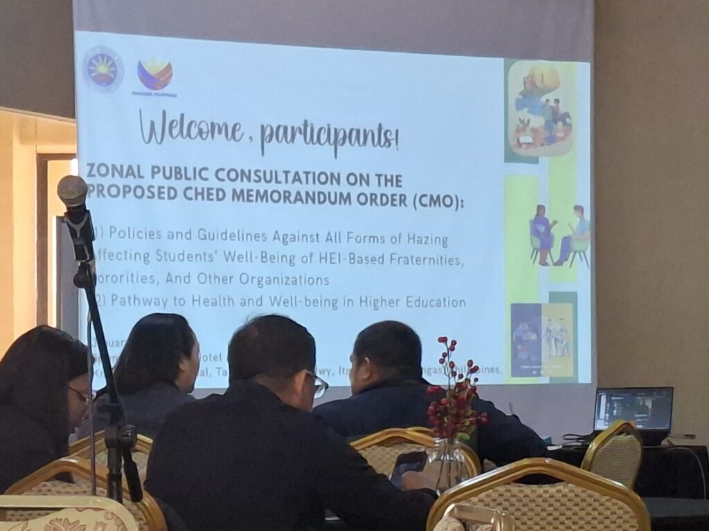 Representatives from the different organization at the public consultation event for student health.