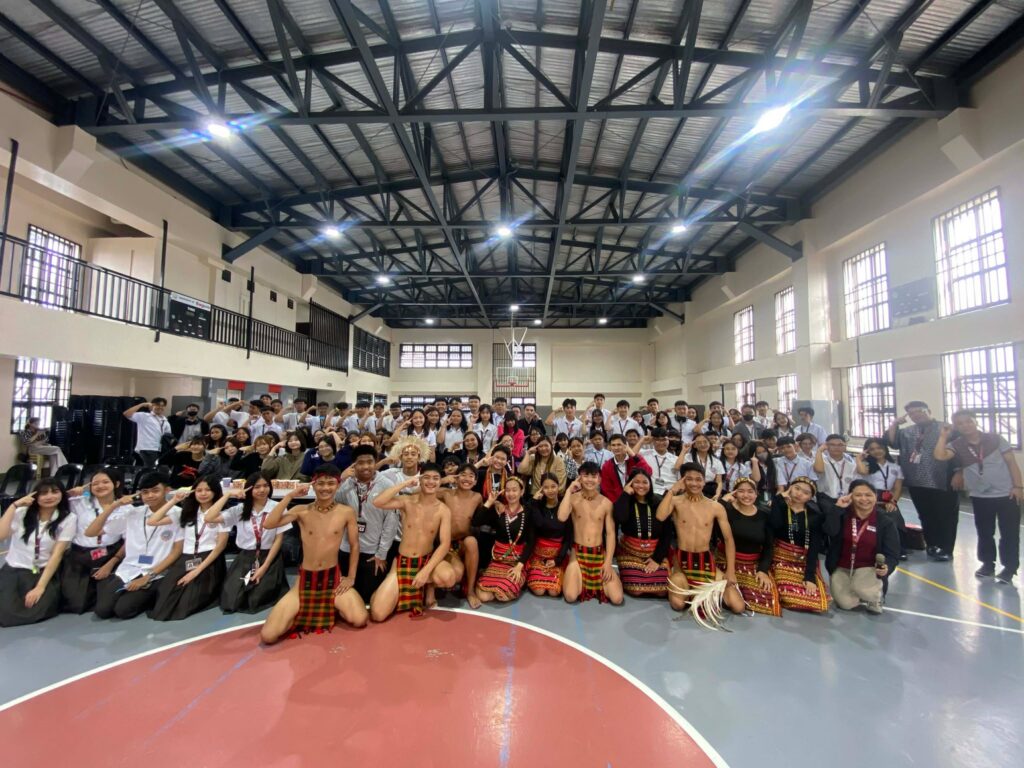 UBHS students, faculty, and Japanese exchange students from Nagasaki Wesleyan University pose together during the GAWIS 3 cultural exchange program.
