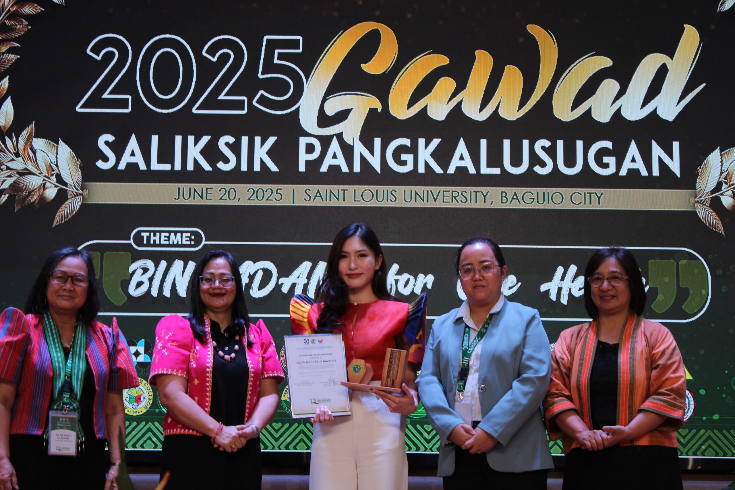 Ms. Raven Mekkaela C. Ravanes for Winning First Place at the 13th CRHRDC Regional Health Research Conference