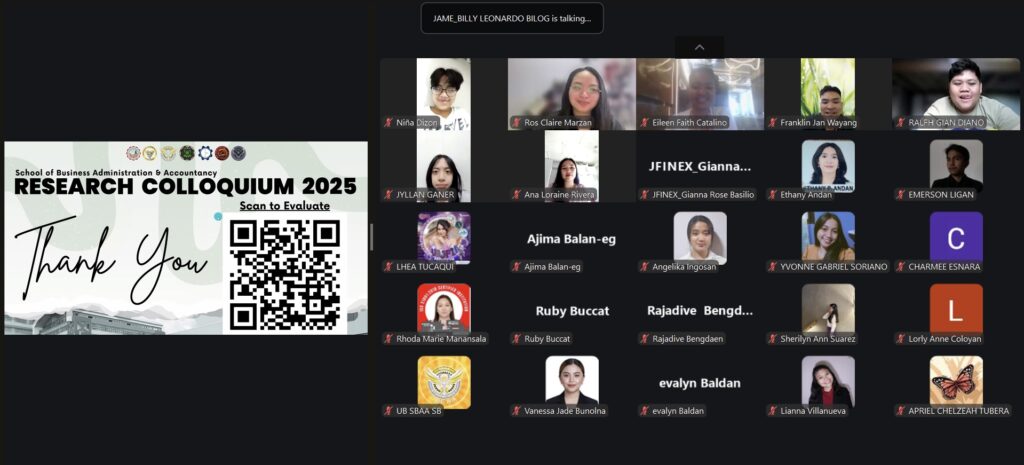 School of Business Administration and Accountancy Research Colloquium 2025