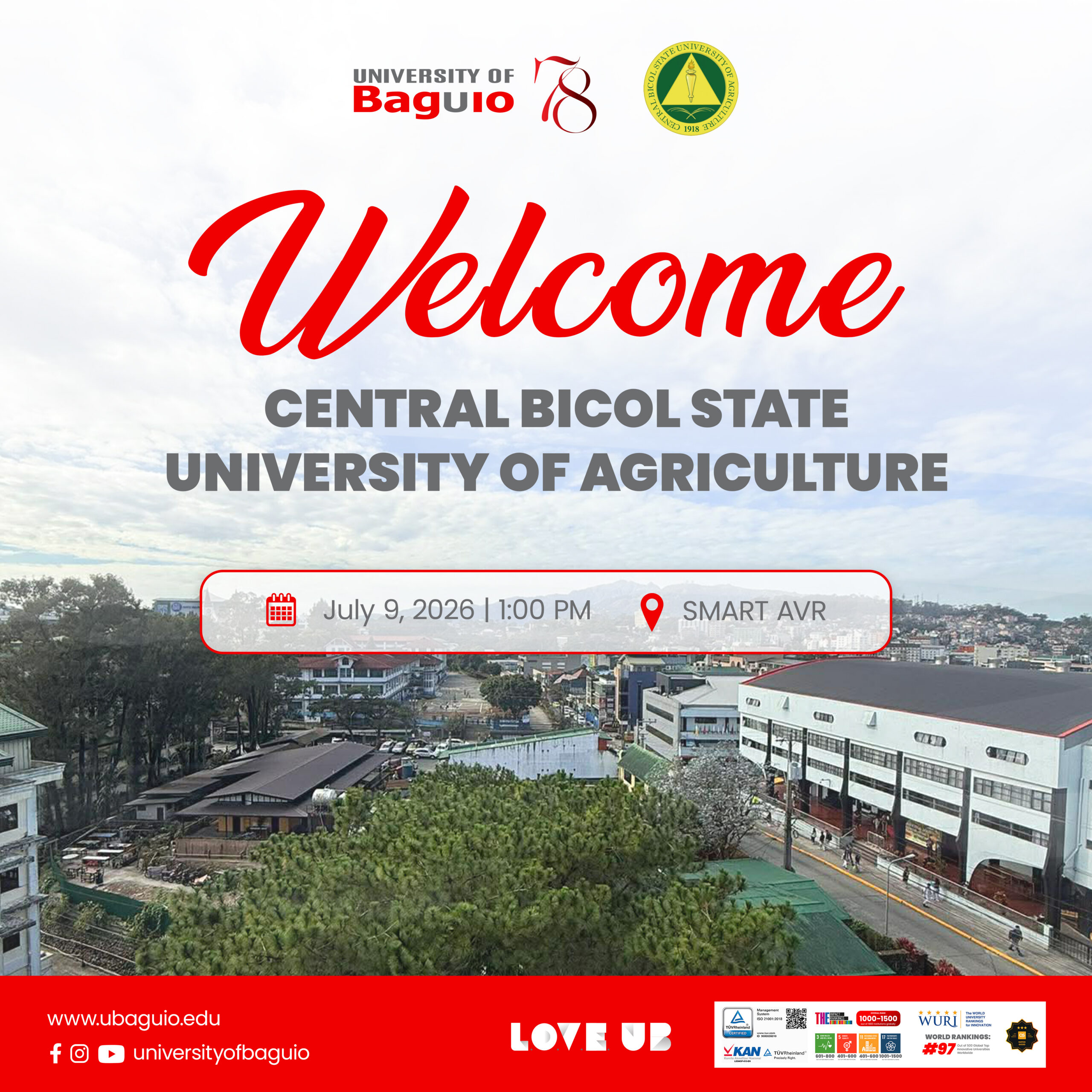Inspiring Visionary Education through Quality Assurance: UB holds benchmarking with CBSUA