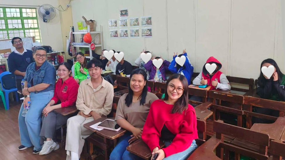 Campus Journalism Training and Workshop before the activity proper. A group photo with the participants that shows interests, questions and enthusiasm to learn, unlearn and relearn.